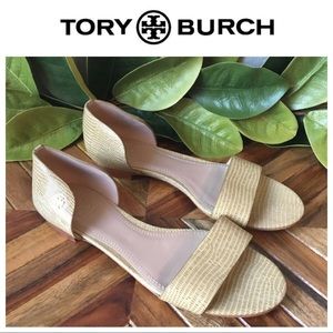 Tory Burch Savannah D’Orsay Flat Sandals